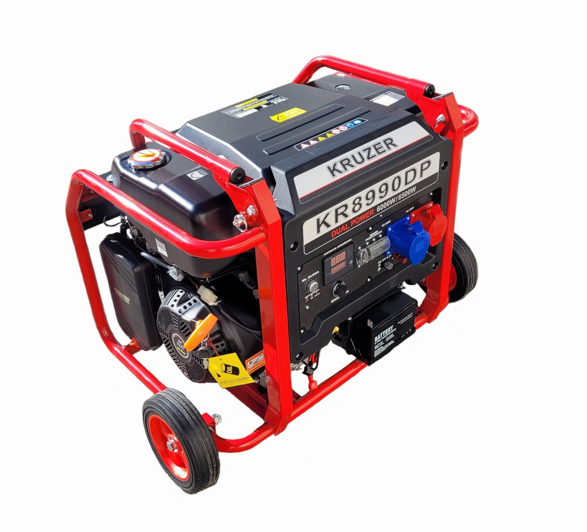 Agregat prądotwórczy KRUZER KR8990DP Dual Power 6 kW