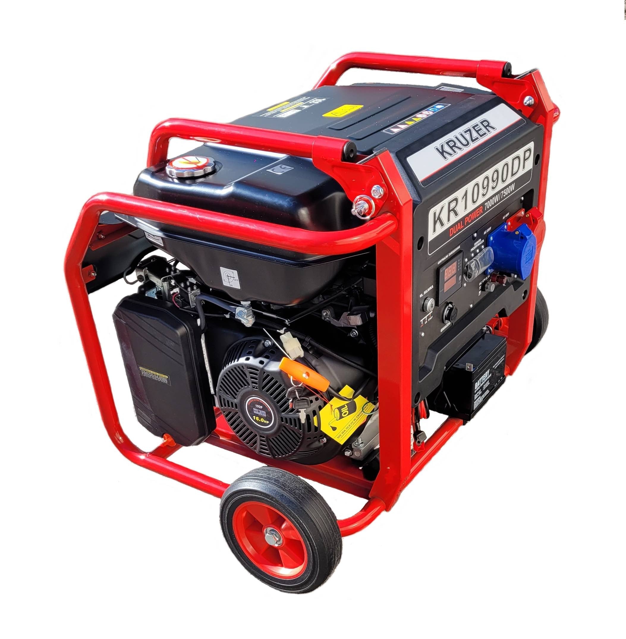 Agregat prądotwórczy KRUZER KR10990DP Dual Power 7 kW